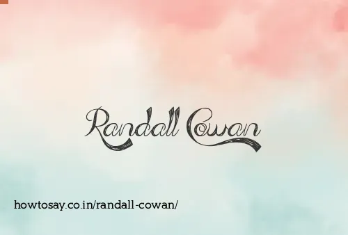 Randall Cowan