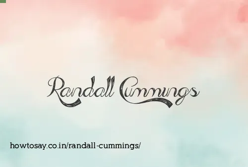 Randall Cummings