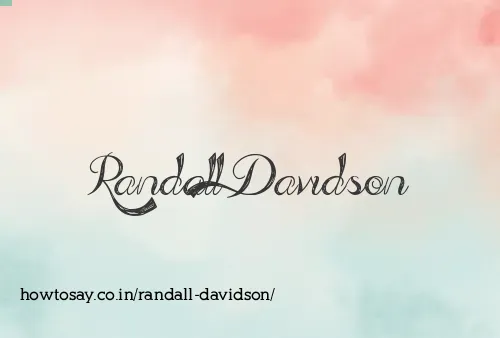 Randall Davidson