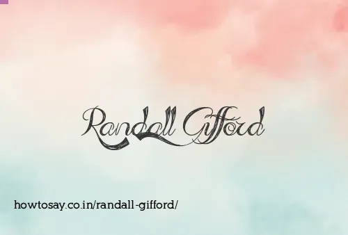 Randall Gifford