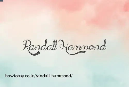 Randall Hammond
