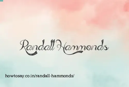 Randall Hammonds
