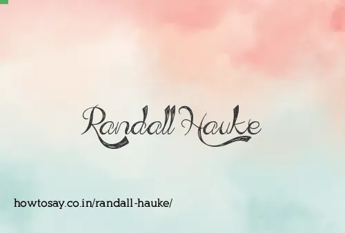 Randall Hauke