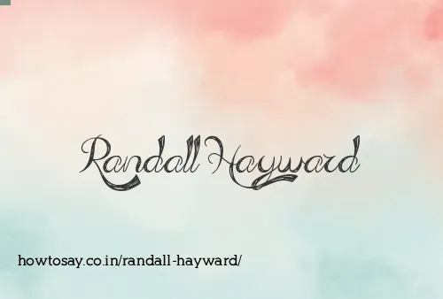 Randall Hayward