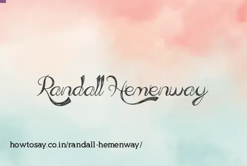 Randall Hemenway