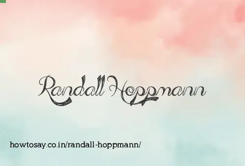 Randall Hoppmann