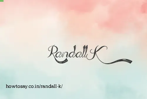 Randall K