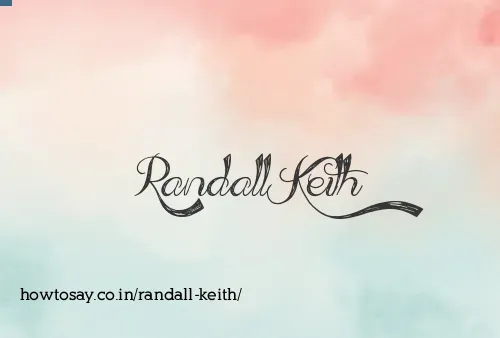 Randall Keith