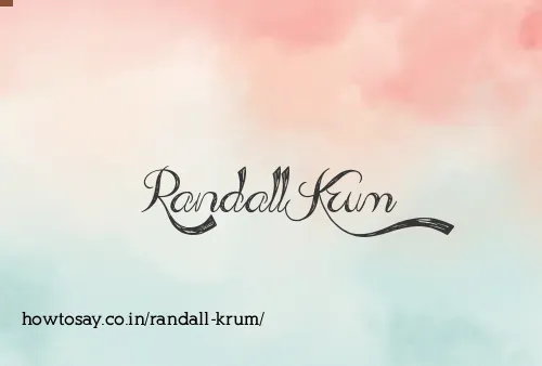 Randall Krum