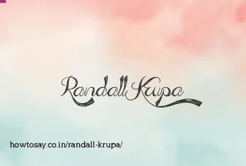 Randall Krupa