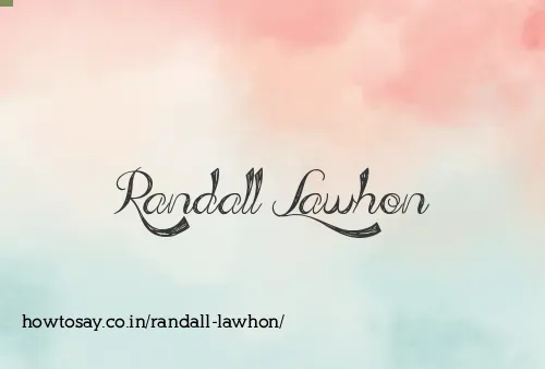 Randall Lawhon