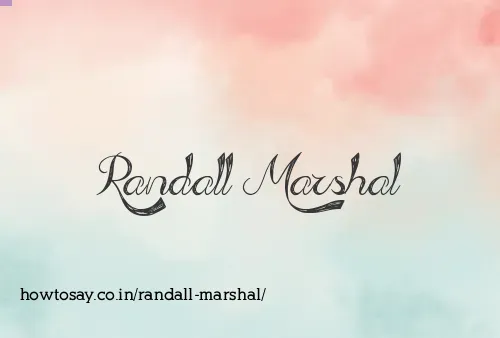 Randall Marshal