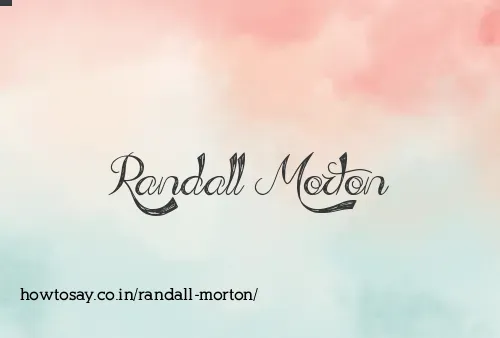 Randall Morton