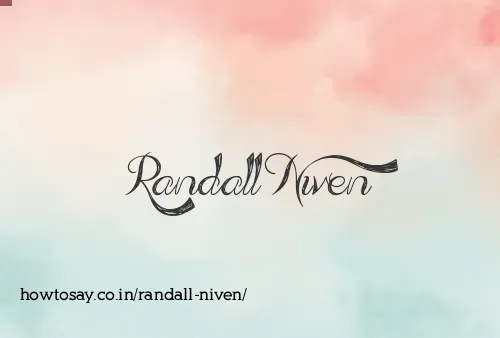 Randall Niven