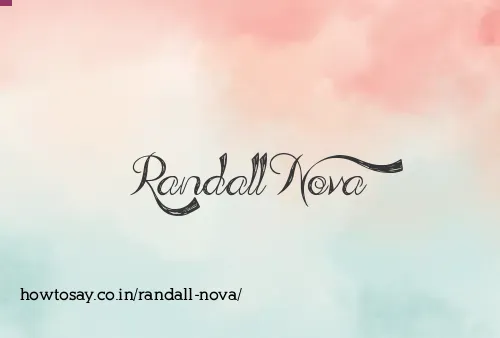 Randall Nova
