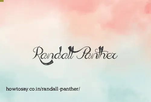 Randall Panther