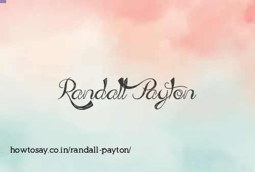Randall Payton