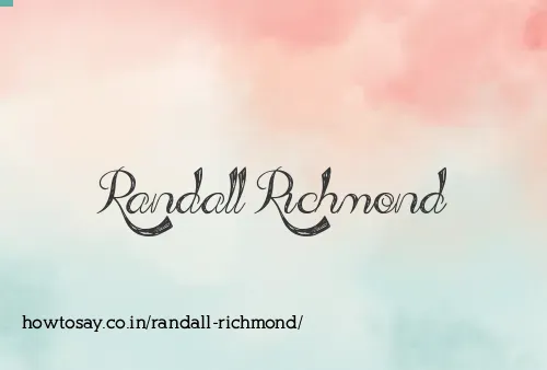 Randall Richmond
