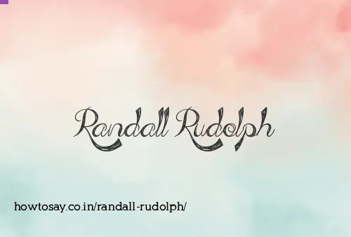 Randall Rudolph