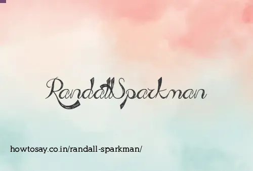 Randall Sparkman