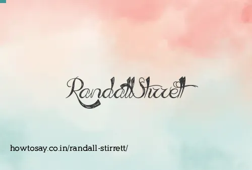 Randall Stirrett