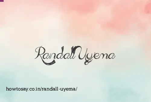 Randall Uyema