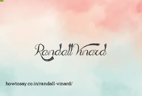 Randall Vinard