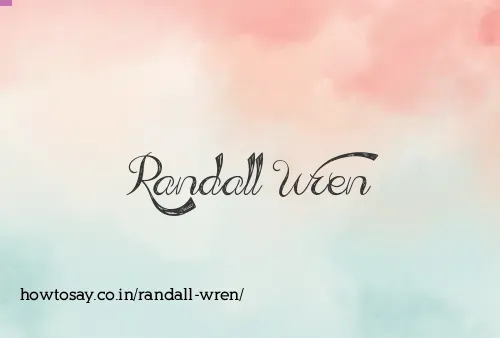Randall Wren