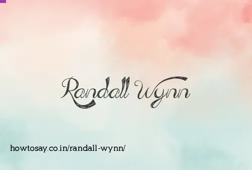 Randall Wynn