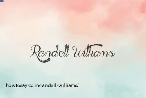 Randell Williams