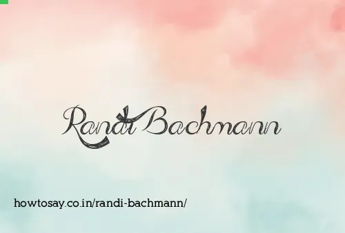 Randi Bachmann