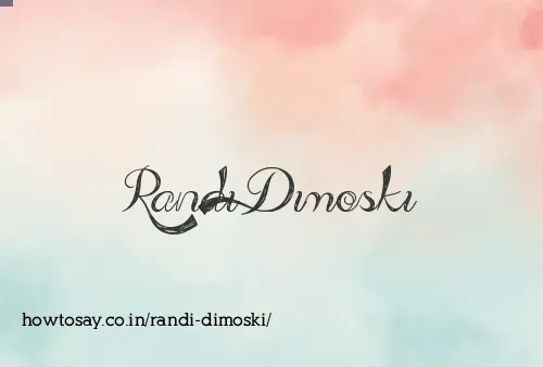 Randi Dimoski