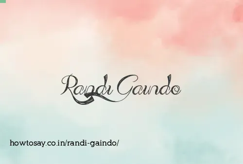 Randi Gaindo