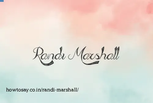 Randi Marshall