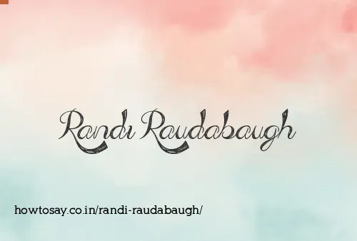 Randi Raudabaugh