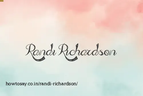 Randi Richardson