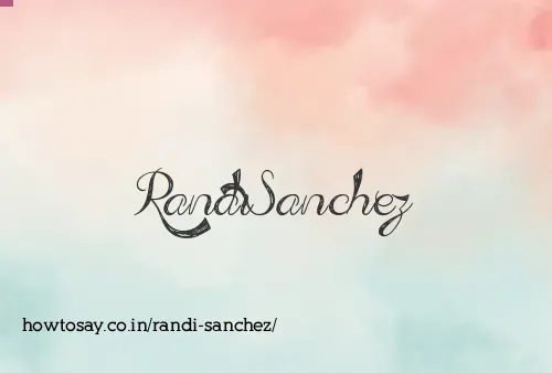 Randi Sanchez