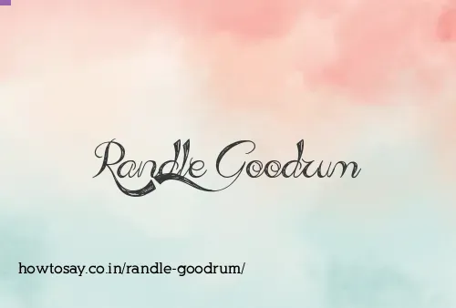 Randle Goodrum