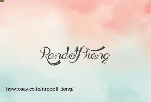 Randolf Tiong