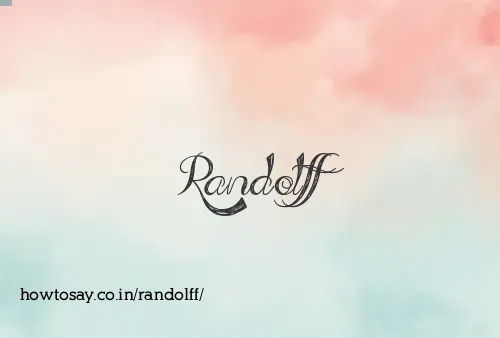 Randolff