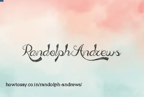 Randolph Andrews