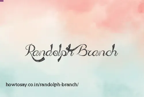 Randolph Branch