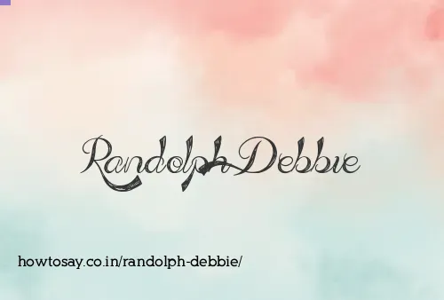 Randolph Debbie