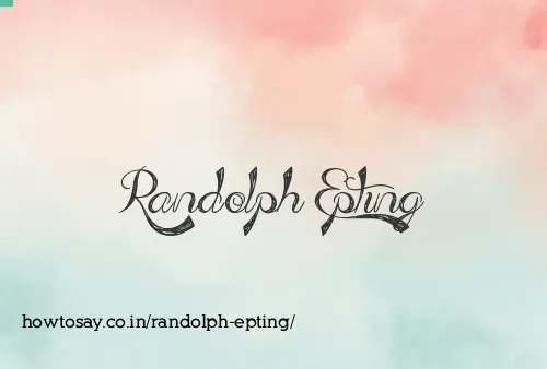 Randolph Epting