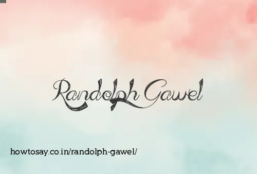 Randolph Gawel