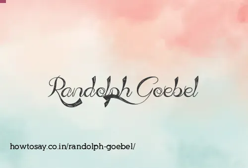 Randolph Goebel
