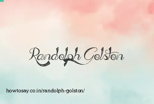 Randolph Golston