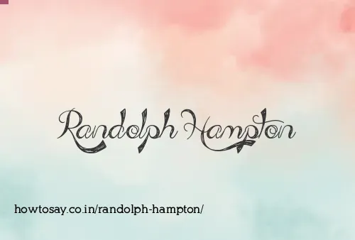 Randolph Hampton