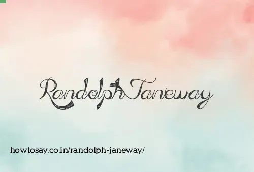 Randolph Janeway