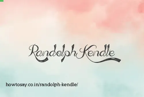 Randolph Kendle